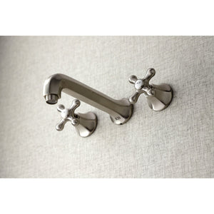 Metropolitan KS4028AX Two-Handle 3-Hole Wall Mount Roman Tub Faucet, Brushed Nickel
