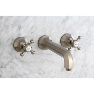 Metropolitan KS4028BX Two-Handle 3-Hole Wall Mount Roman Tub Faucet, Brushed Nickel