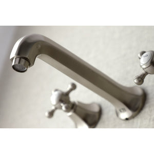 Metropolitan KS4028BX Two-Handle 3-Hole Wall Mount Roman Tub Faucet, Brushed Nickel