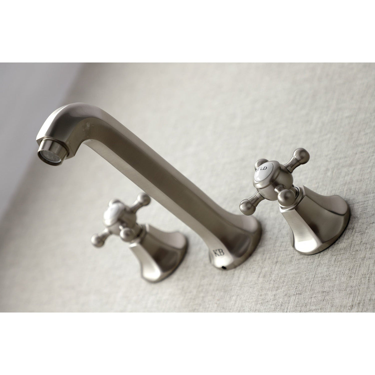 Metropolitan KS4028BX Two-Handle 3-Hole Wall Mount Roman Tub Faucet, Brushed Nickel