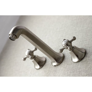 Metropolitan KS4028BX Two-Handle 3-Hole Wall Mount Roman Tub Faucet, Brushed Nickel