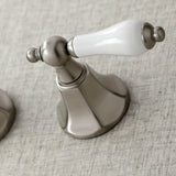 Metropolitan KS4028PL Two-Handle 3-Hole Wall Mount Roman Tub Faucet, Brushed Nickel