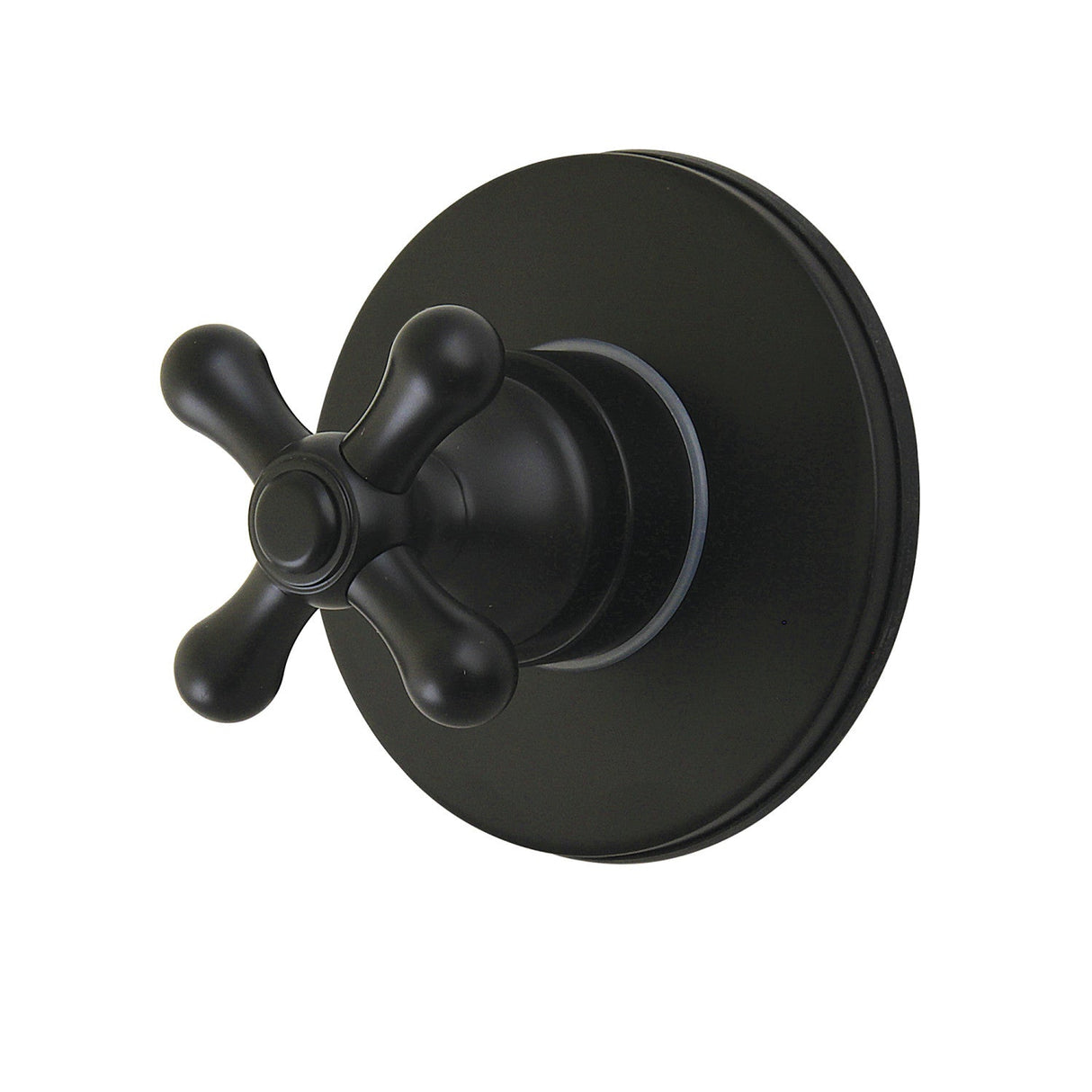 Restoration KS4030AX Single-Handle Wall Mount Six-Way Diverter Valve with Trim Kit, Matte Black