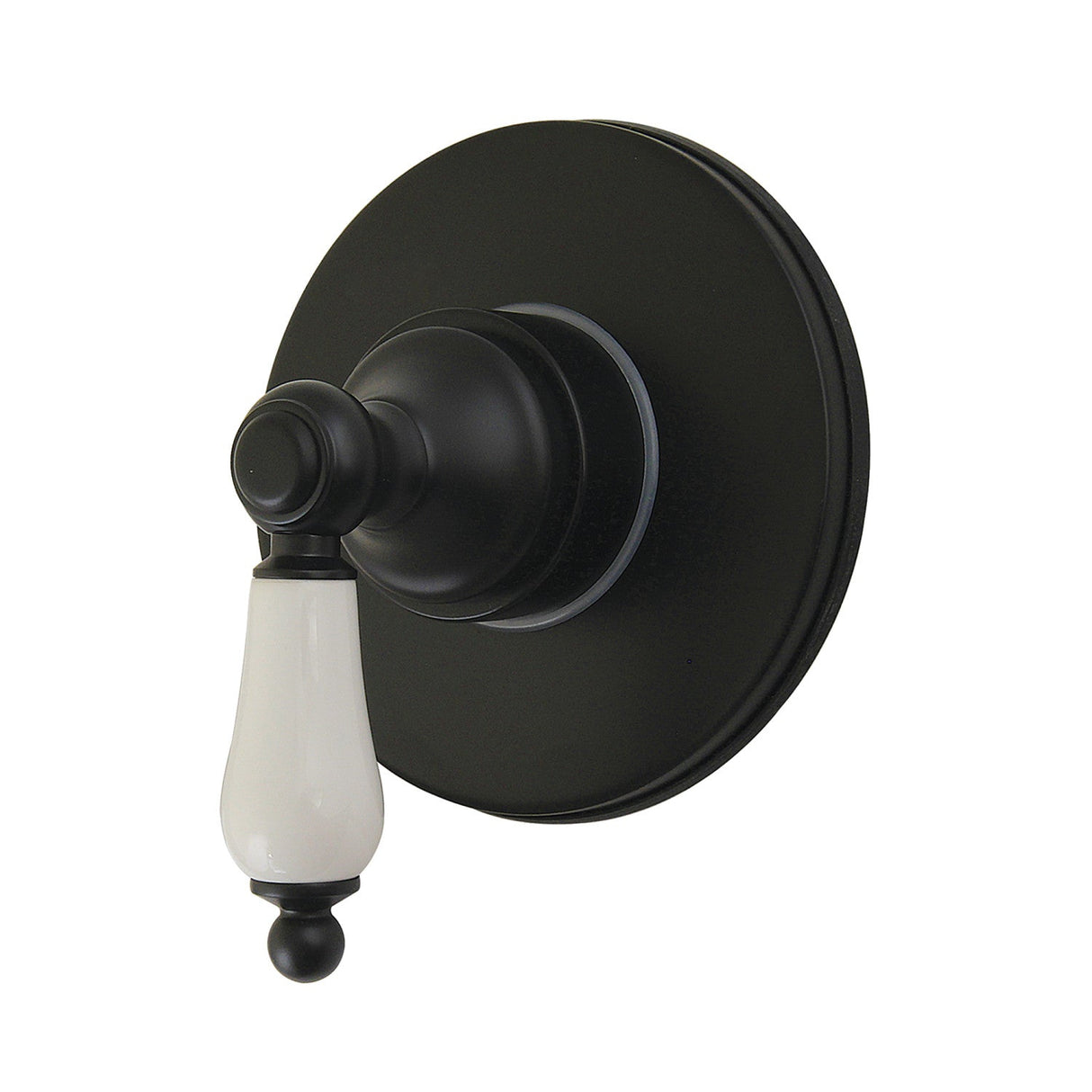 Restoration KS4030PL Single-Handle Wall Mount Six-Way Diverter Valve with Trim Kit, Matte Black