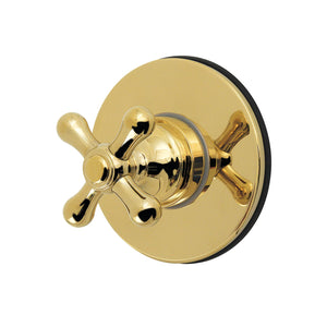 Restoration KS4032AX Single-Handle Wall Mount Six-Way Diverter Valve with Trim Kit, Polished Brass