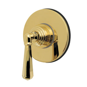 Metropolitan KS4032HL Single-Handle Wall Mount Six-Way Diverter Valve with Trim Kit, Polished Brass