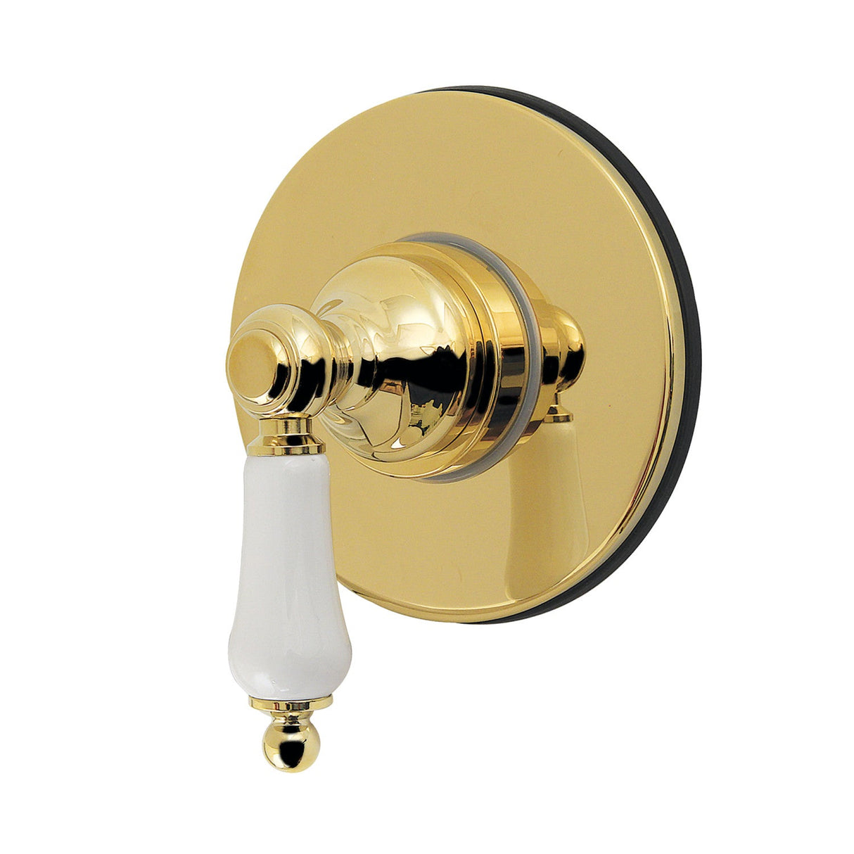 Restoration KS4032PL Single-Handle Wall Mount Six-Way Diverter Valve with Trim Kit, Polished Brass