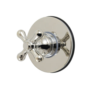 Restoration KS4036AX Single-Handle Wall Mount Six-Way Diverter Valve with Trim Kit, Polished Nickel