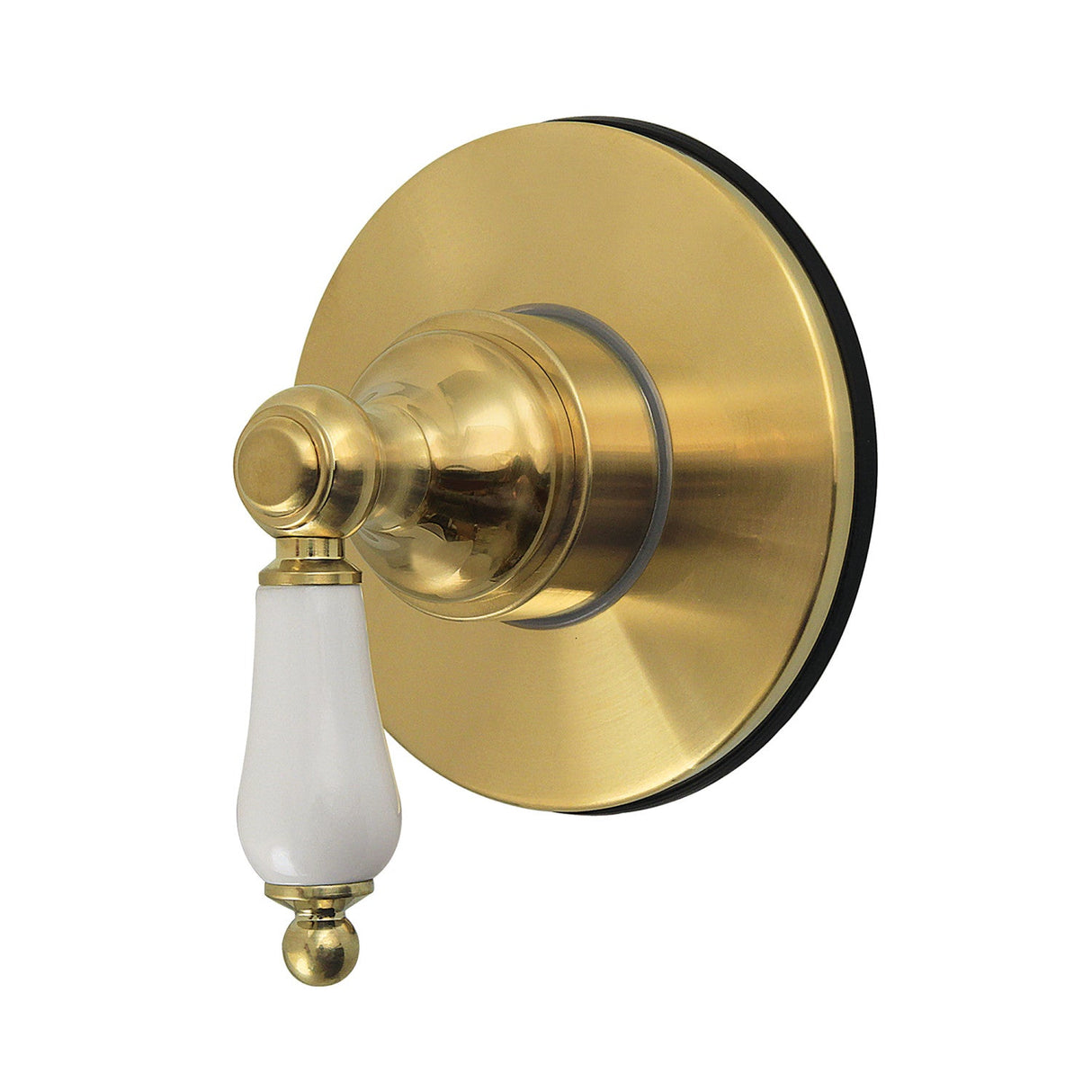 Restoration KS4037PL Single-Handle Wall Mount Six-Way Diverter Valve with Trim Kit, Brushed Brass