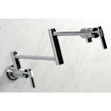 Milano KS4101ML Pot Filler, Polished Chrome