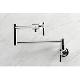 Milano KS4101ML Pot Filler, Polished Chrome