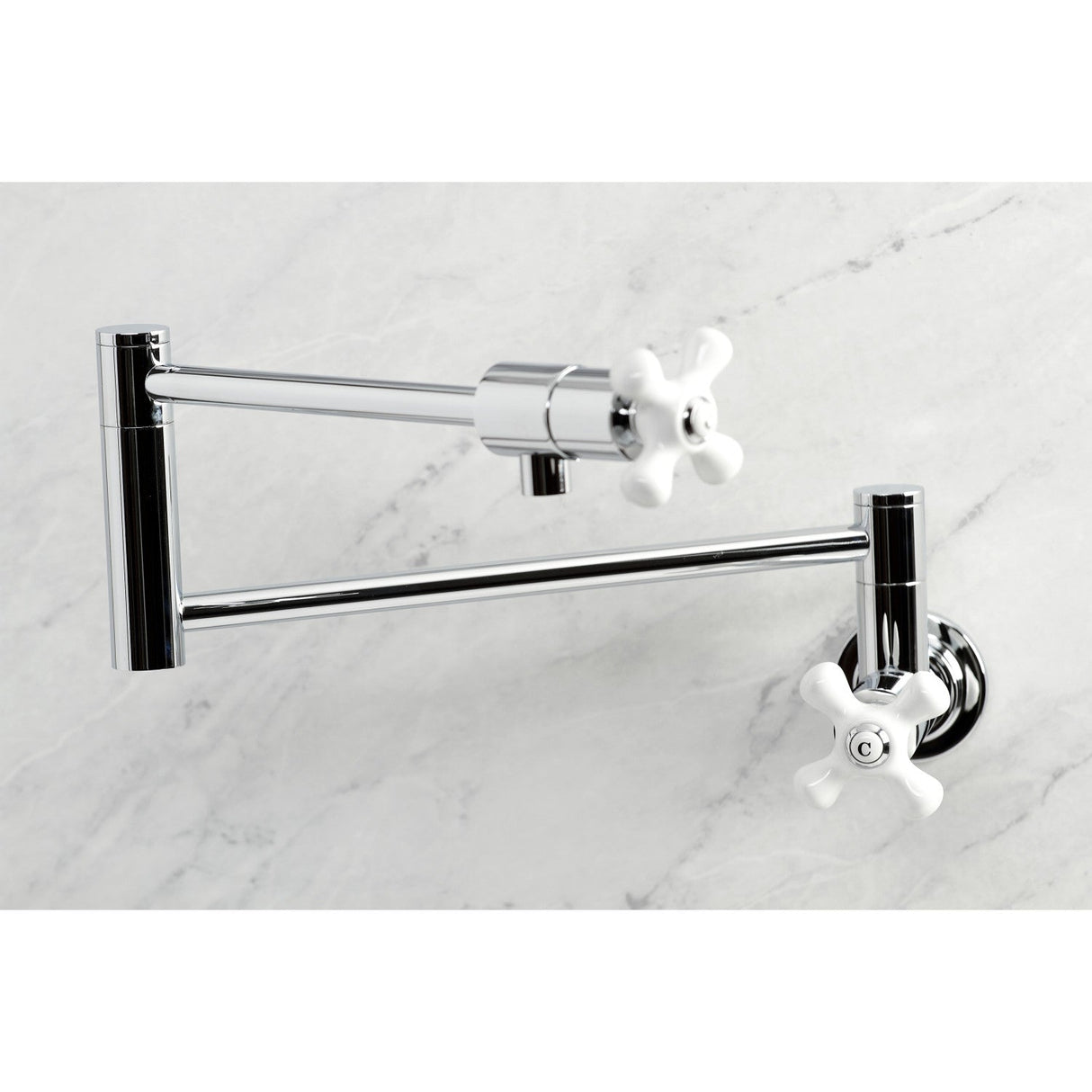 Metropolitan KS4101PX Pot Filler, Polished Chrome