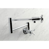 Millennium KS4101ZX Pot Filler, Polished Chrome