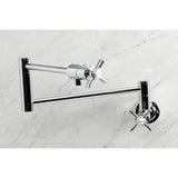 Millennium KS4101ZX Pot Filler, Polished Chrome