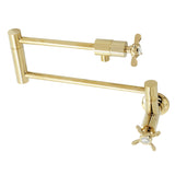 Essex KS4102BEX Pot Filler, Polished Brass