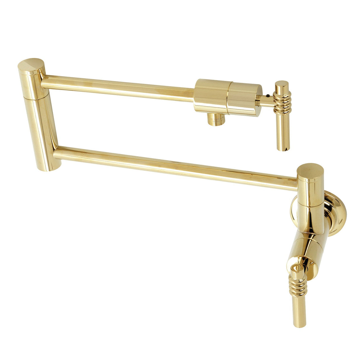 Milano KS4102ML Pot Filler, Polished Brass