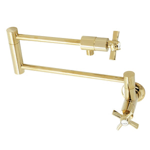Millennium KS4102ZX Pot Filler, Polished Brass
