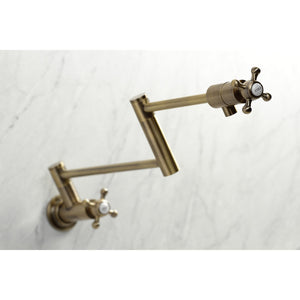 Metropolitan KS4103BX Pot Filler, Antique Brass