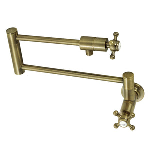 Metropolitan KS4103BX Pot Filler, Antique Brass