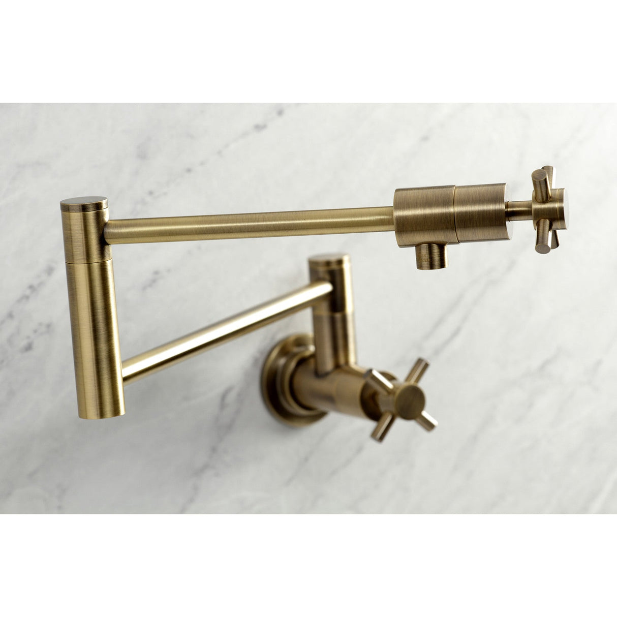 Concord KS4103DX Pot Filler, Antique Brass