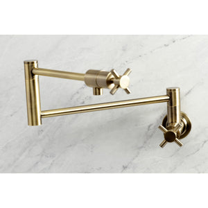 Concord KS4103DX Pot Filler, Antique Brass