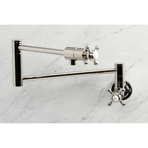 Metropolitan KS4106BX Pot Filler, Polished Nickel