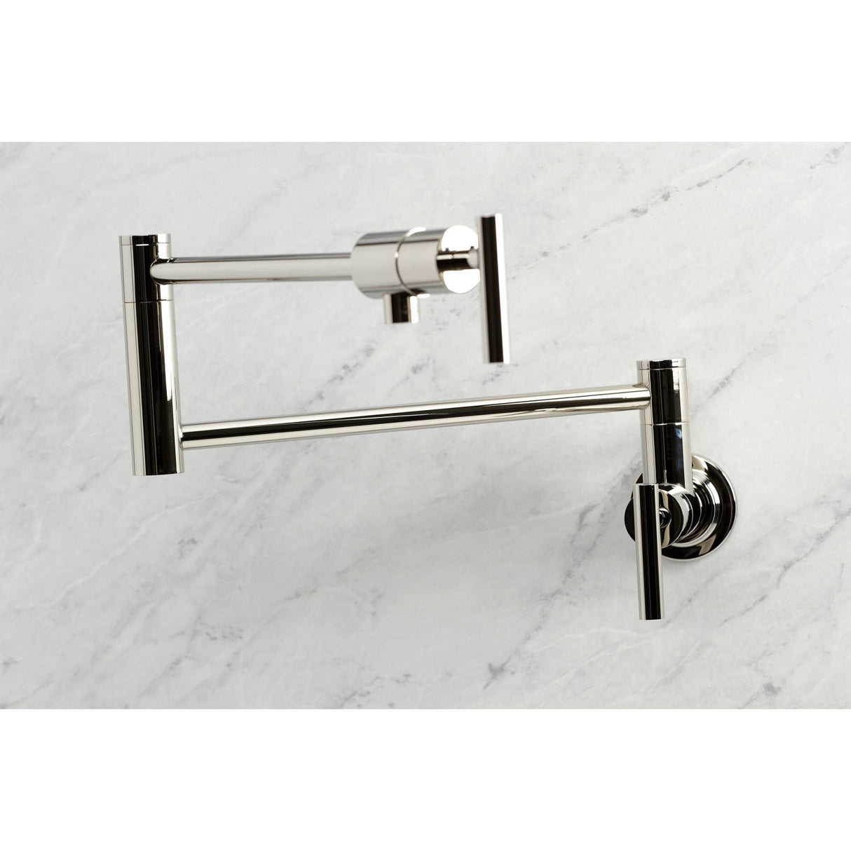 Manhattan KS4106CML Pot Filler, Polished Nickel