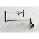 Milano KS4106ML Pot Filler, Polished Nickel