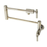 Milano KS4106ML Pot Filler, Polished Nickel