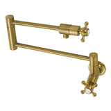 Metropolitan KS4107BX Pot Filler, Brushed Brass