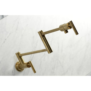 Manhattan KS4107CML Pot Filler, Brushed Brass