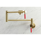 Kaiser KS4107DKL Pot Filler, Brushed Brass