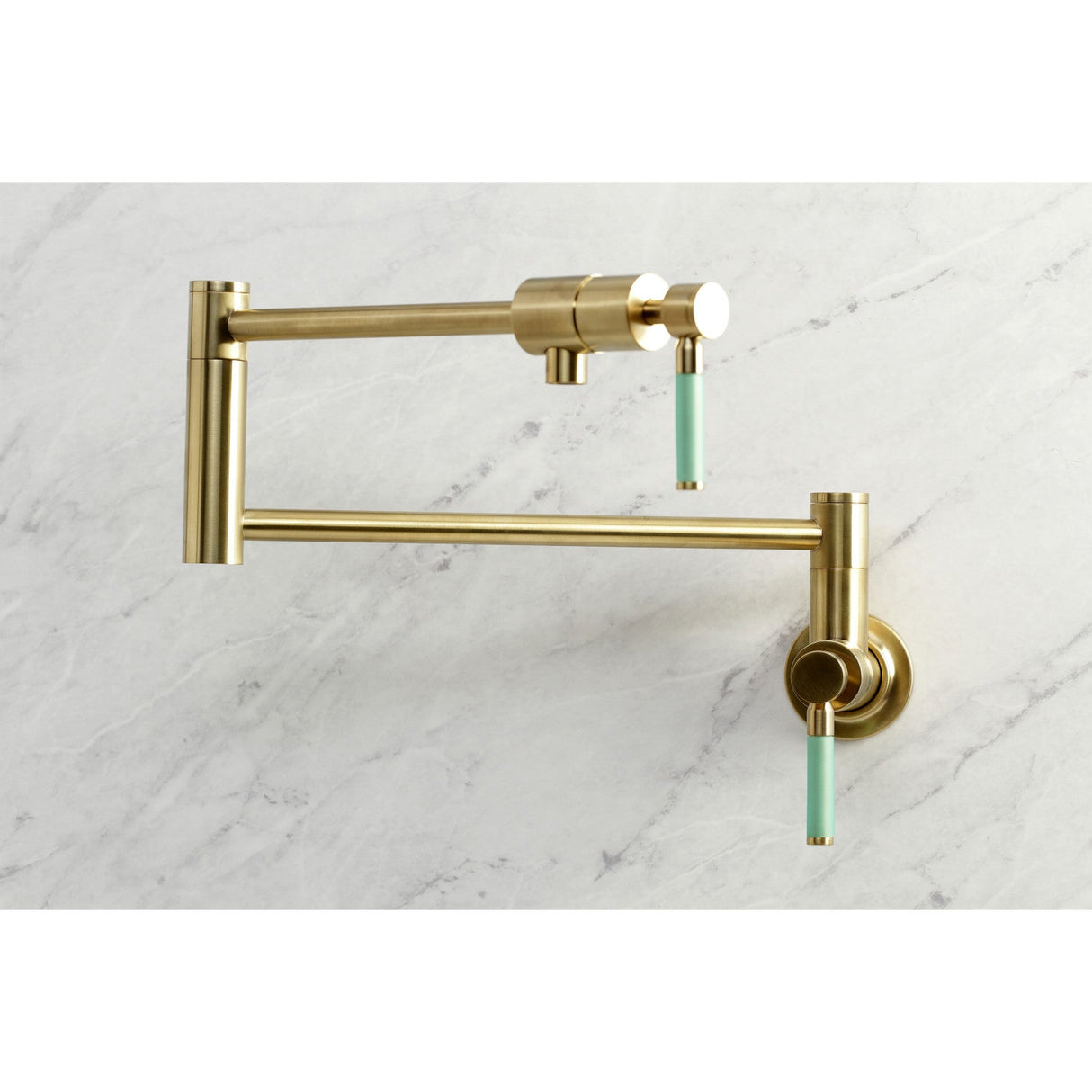 Kaiser KS4107DKL Pot Filler, Brushed Brass