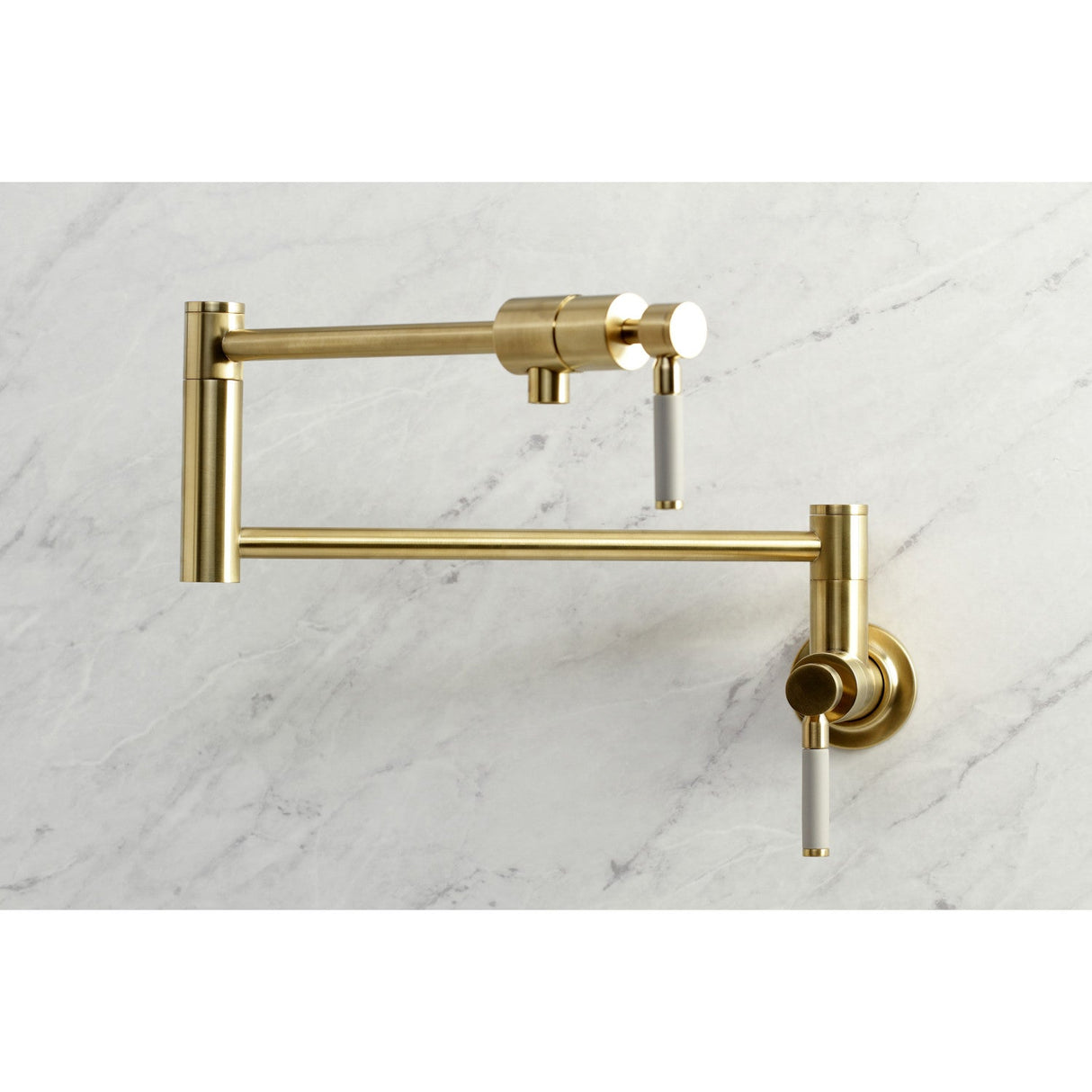 Kaiser KS4107DKL Pot Filler, Brushed Brass