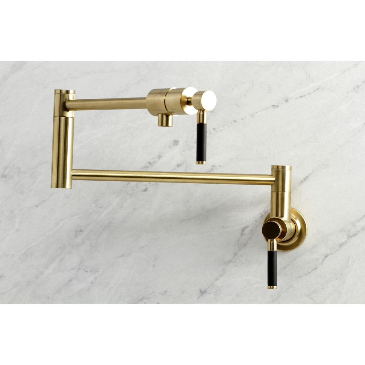 Kaiser KS4107DKL Pot Filler, Brushed Brass