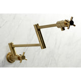 Concord KS4107DX Pot Filler, Brushed Brass