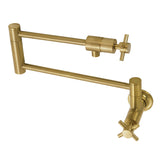 Concord KS4107DX Pot Filler, Brushed Brass