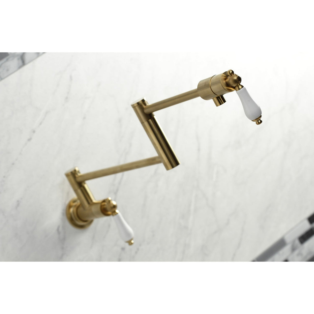 Metropolitan KS4107PL Pot Filler, Brushed Brass