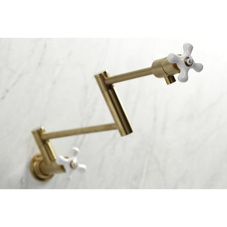 Metropolitan KS4107PX Pot Filler, Brushed Brass