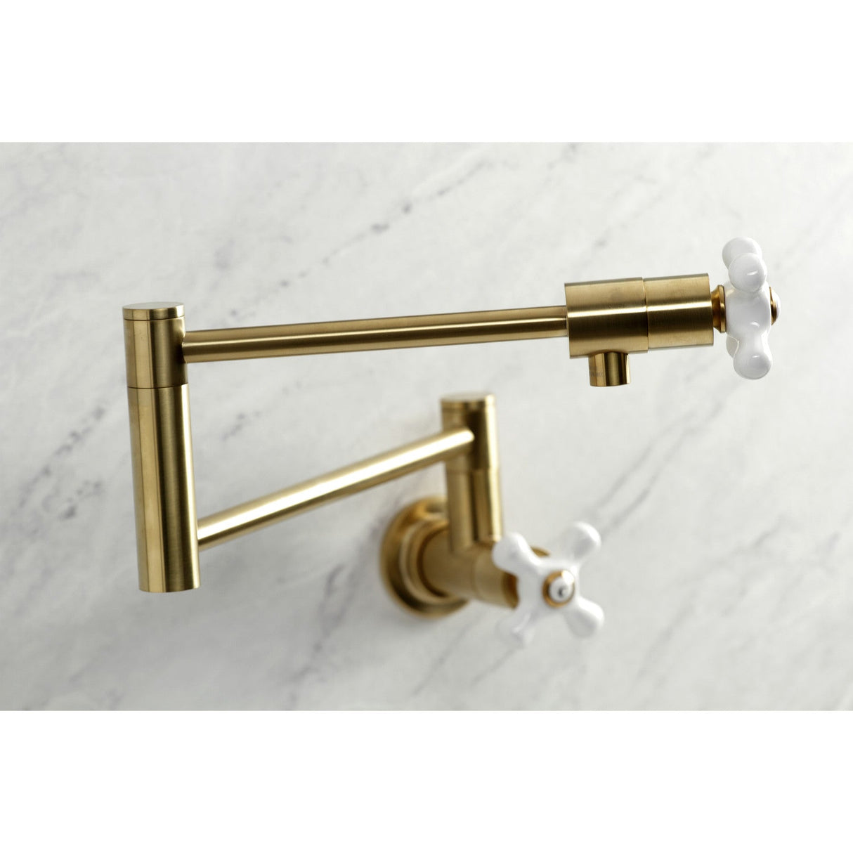 Metropolitan KS4107PX Pot Filler, Brushed Brass