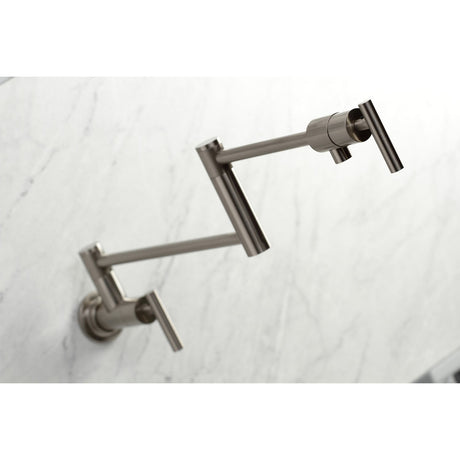 Manhattan KS4108CML Pot Filler, Brushed Nickel