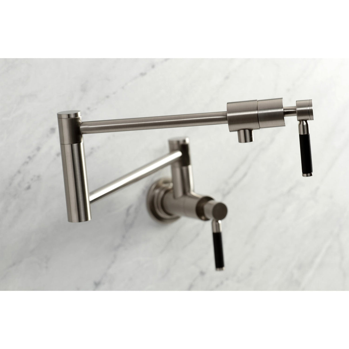 Kaiser KS4108DKL Pot Filler, Brushed Nickel