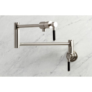 Kaiser KS4108DKL Pot Filler, Brushed Nickel