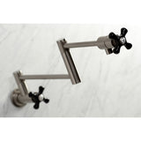 Duchess KS4108PKX Pot Filler, Brushed Nickel