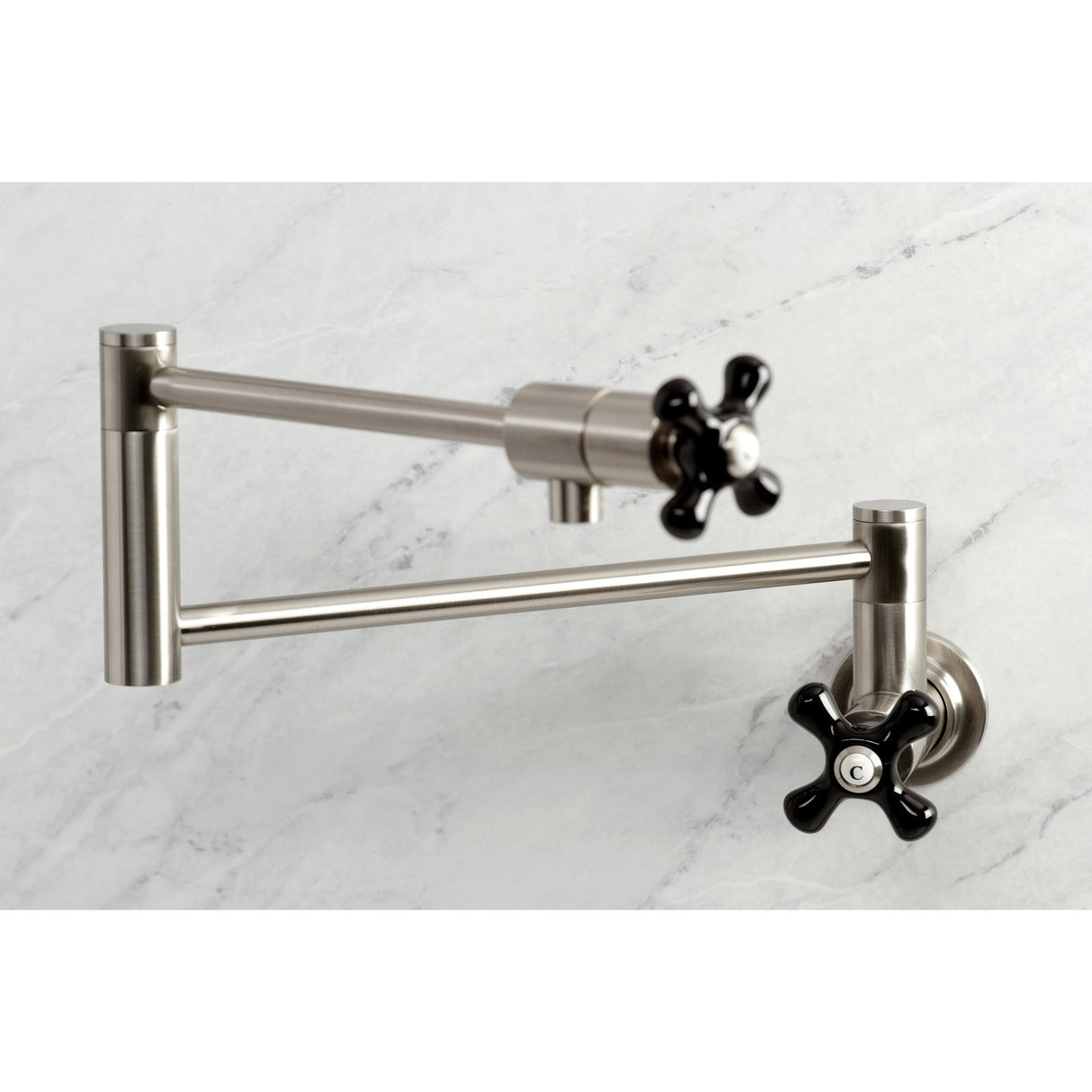 Duchess KS4108PKX Pot Filler, Brushed Nickel