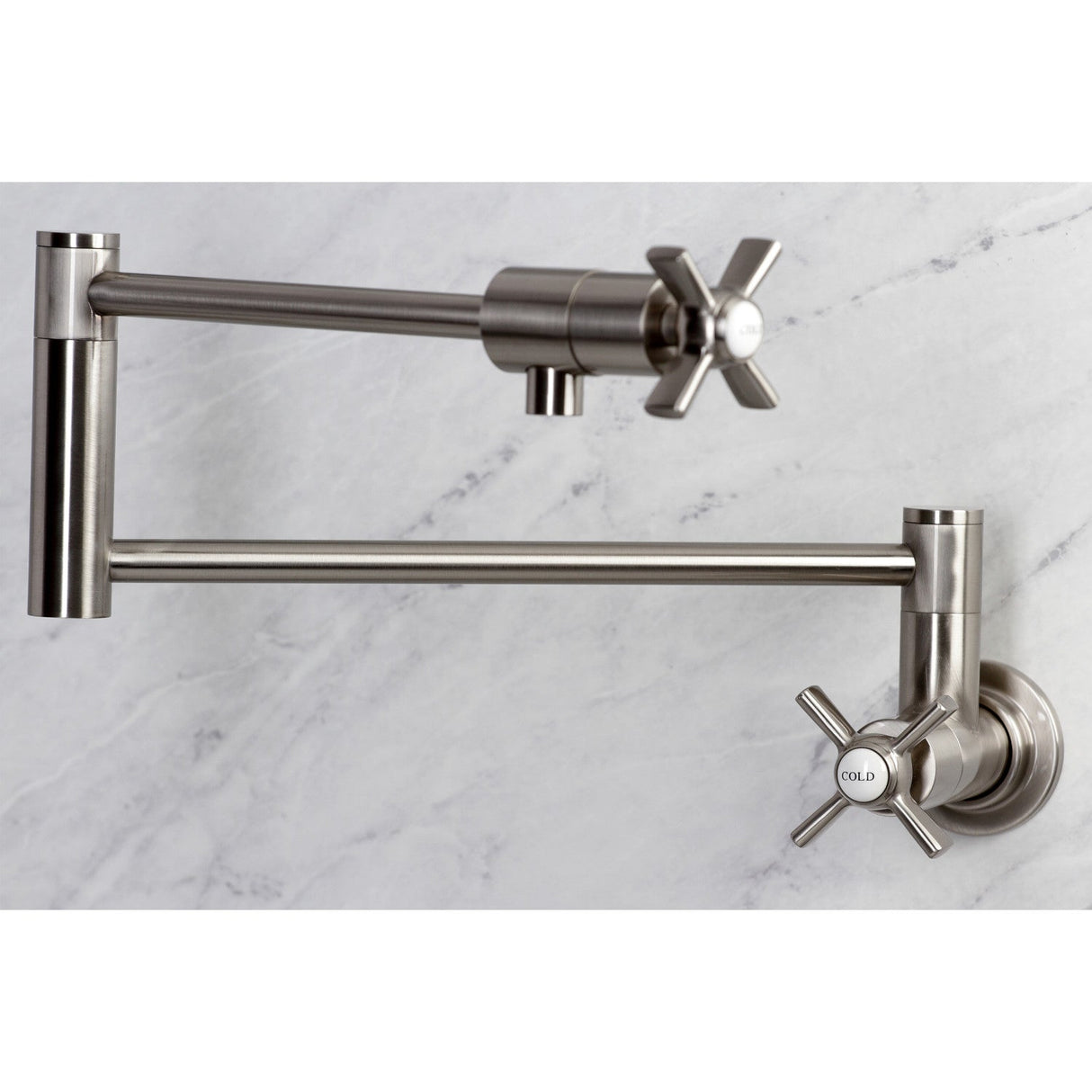 Millennium KS4108ZX Pot Filler, Brushed Nickel