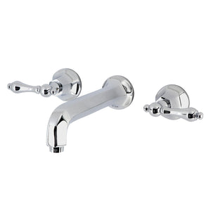 Metropolitan KS4121AL Two-Handle 3-Hole Wall Mount Bathroom Faucet, Polished Chrome
