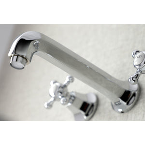 Metropolitan KS4121BX Two-Handle 3-Hole Wall Mount Bathroom Faucet, Polished Chrome