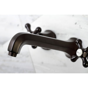 Metropolitan KS4125AX Two-Handle 3-Hole Wall Mount Bathroom Faucet, Oil Rubbed Bronze