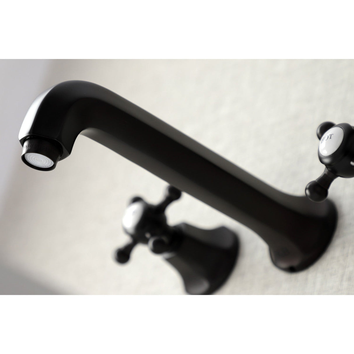 Metropolitan KS4125BX Two-Handle 3-Hole Wall Mount Bathroom Faucet, Oil Rubbed Bronze